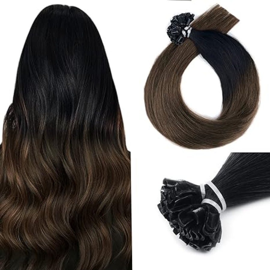 Cheratina Deluxe OMBRE Negru Natural / Saten Deschis Cheratina Deluxe OMBRE Negru Natural / Saten Deschis